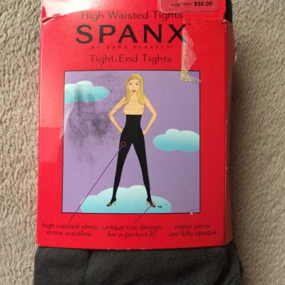 SPANX BBW size G Smoke High Waisted Body Shaping Tights  Style 167 NWT